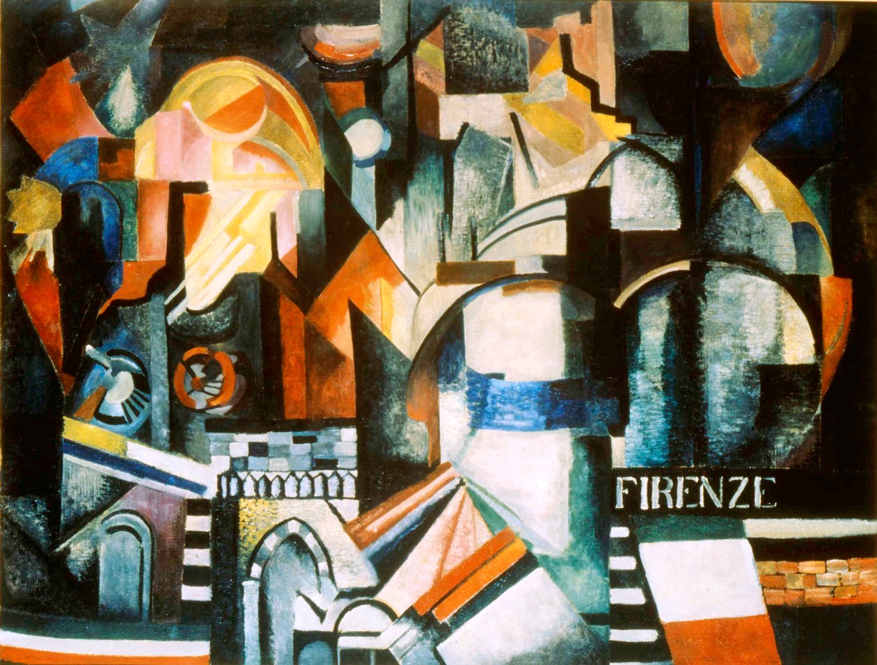 "Floransa", 1914. by Alexandra Alexandrowna Exter
