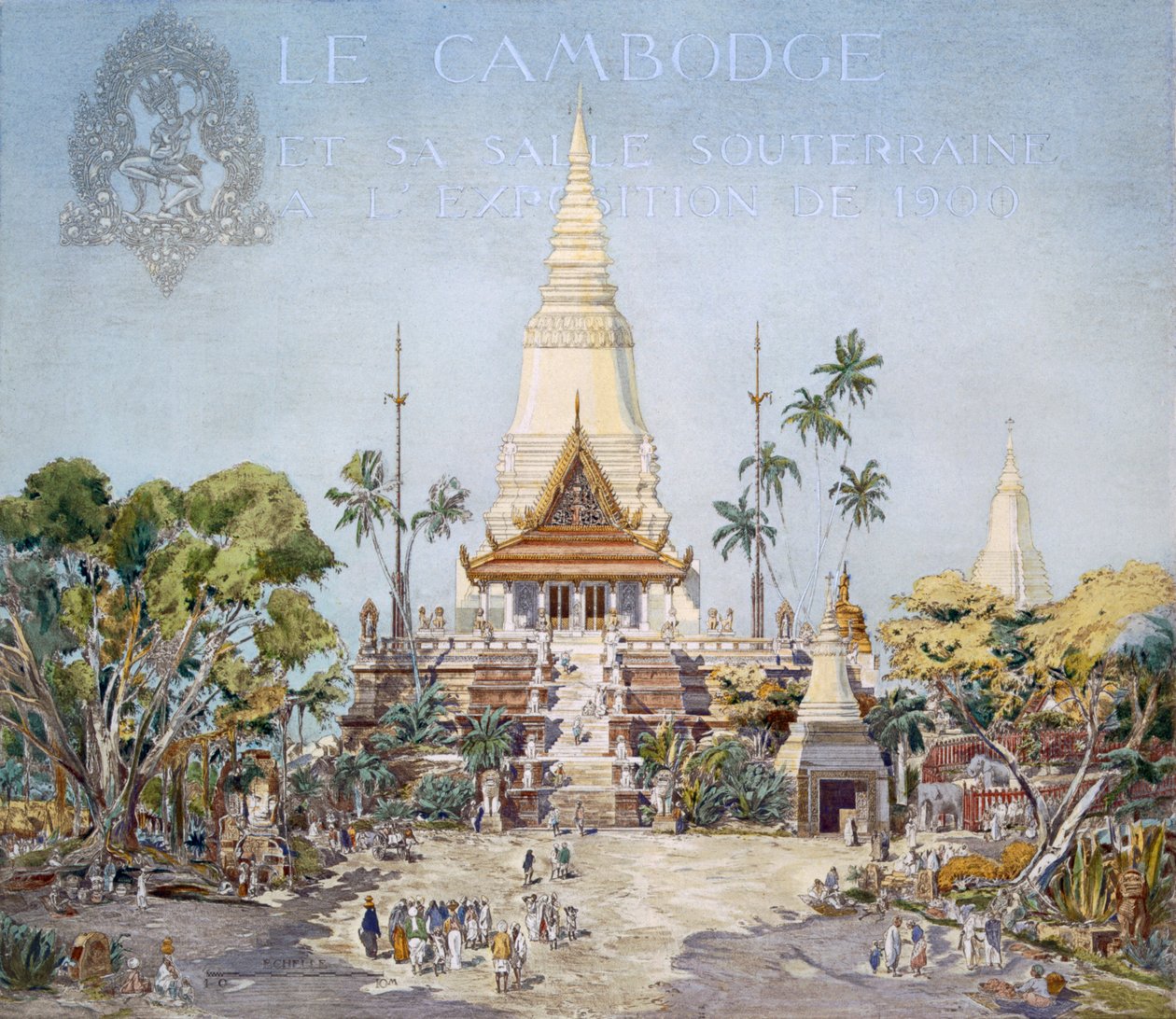 Kamboçya Pavyonu, Paris Expo, 1900, 