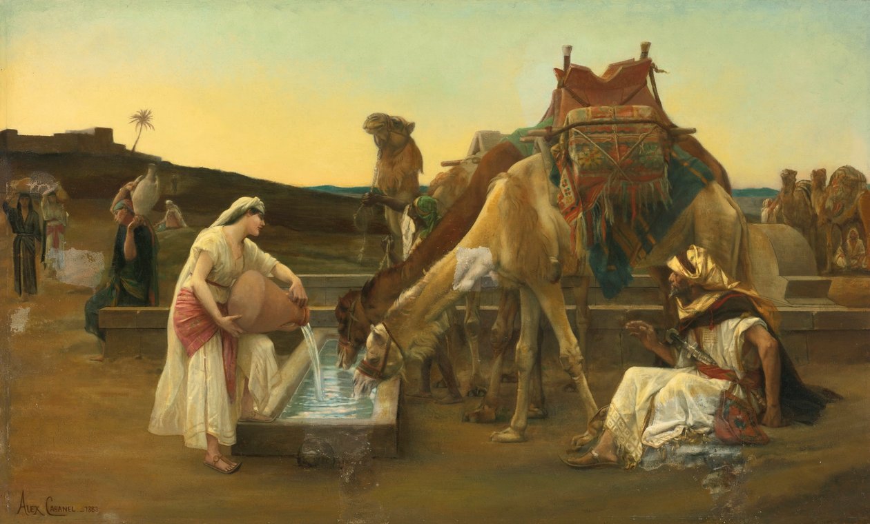 Rebecca et Eliezer by Alexandre Cabanel