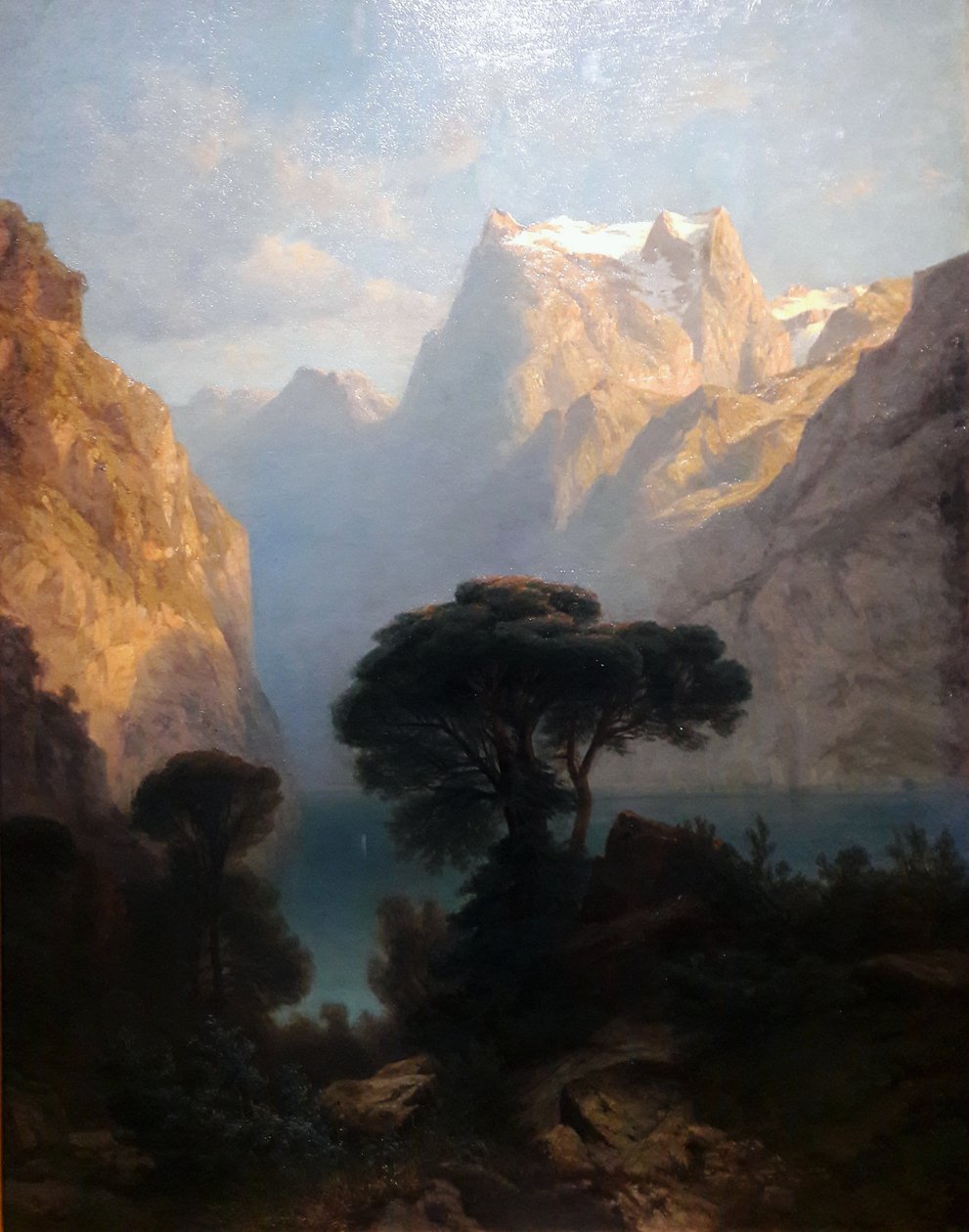 Luzern Gölü by Alexandre Calame