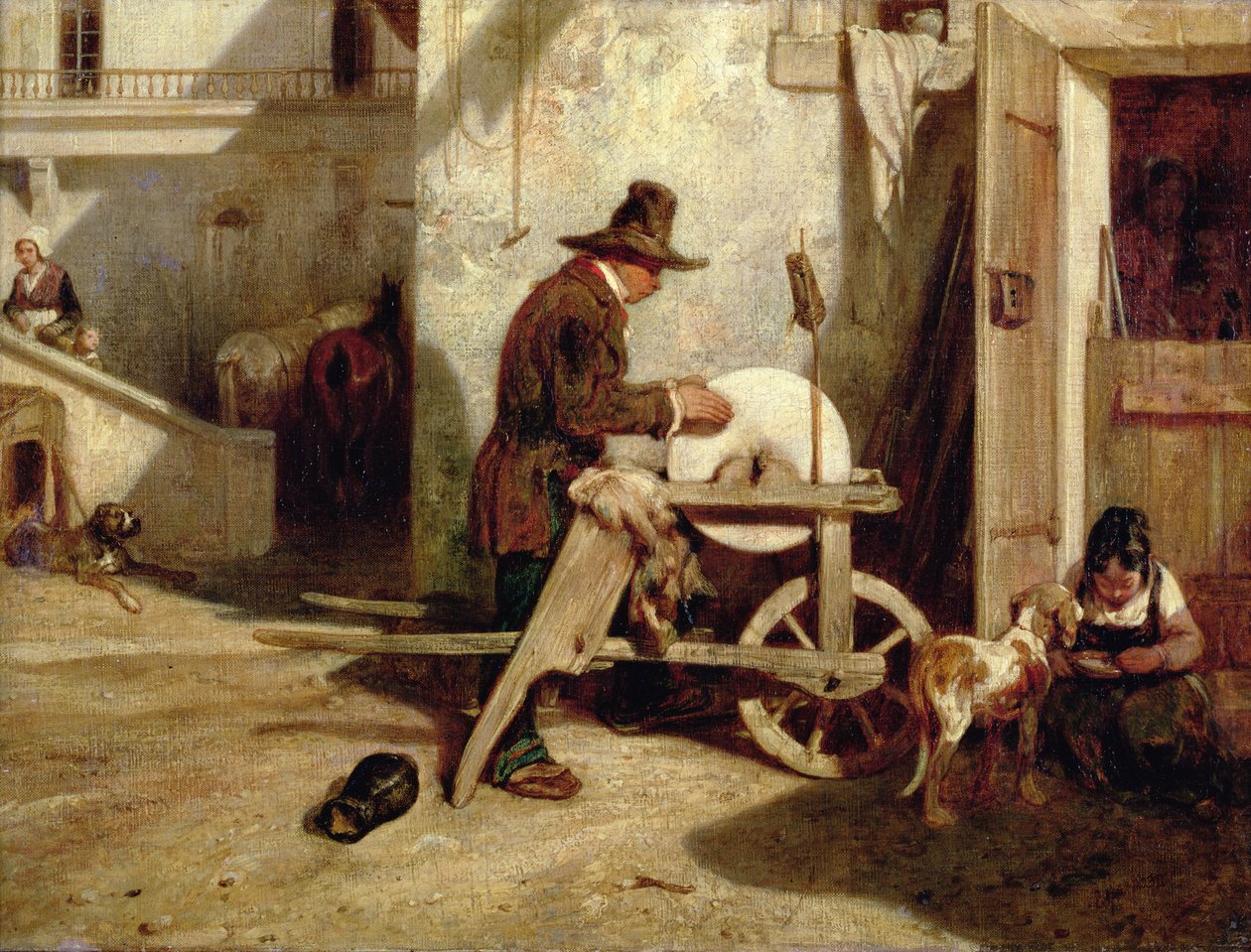 Bıçak değirmeni by Alexandre Gabriel Decamps