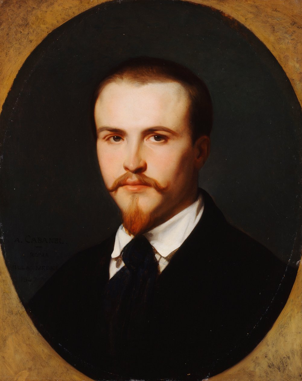 Bir Otoportre, göğüs uzunluğu, 1847 by Alexandre Cabanel