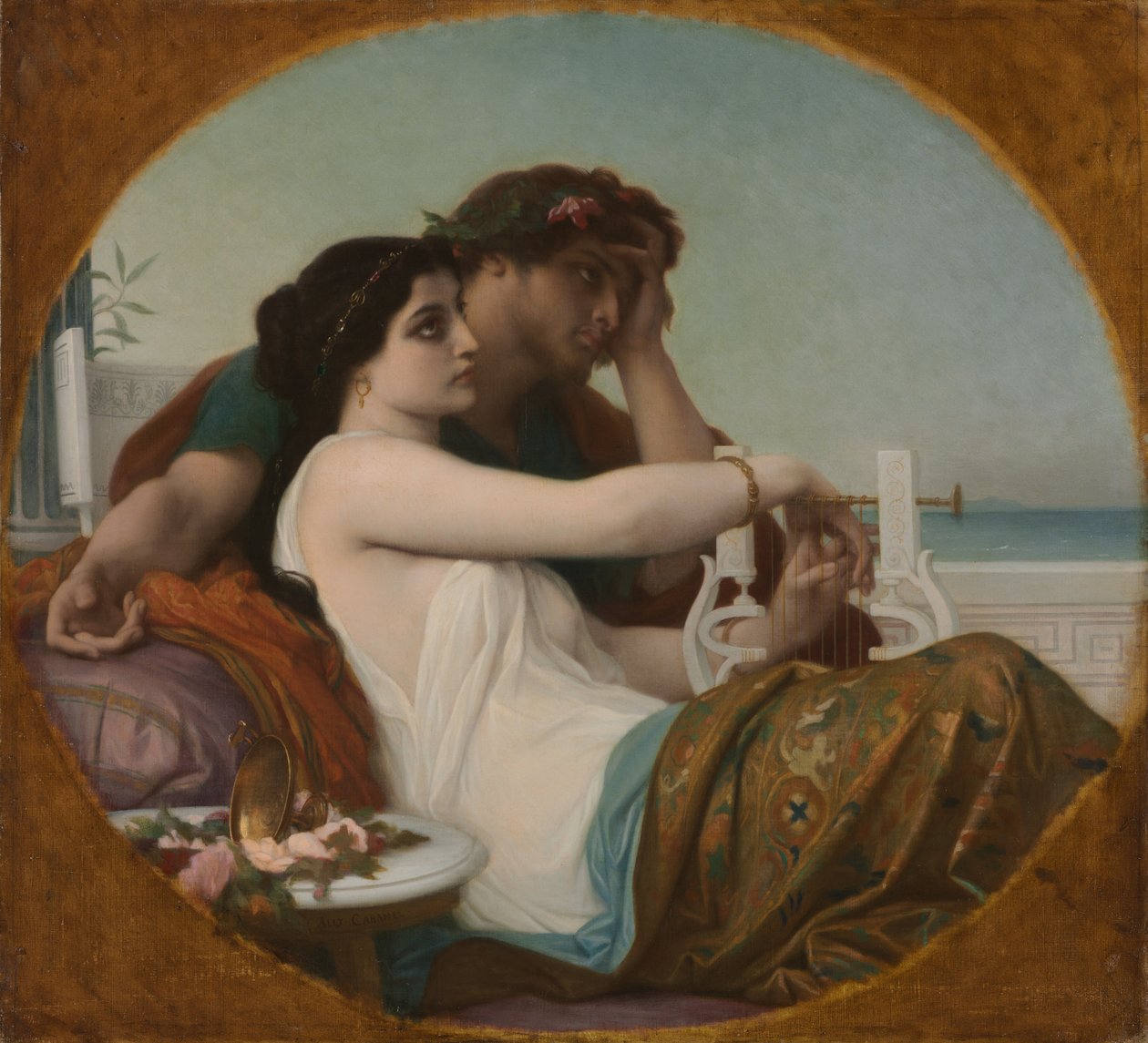 Yosun ve Boniface, c. 1857. by Alexandre Cabanel