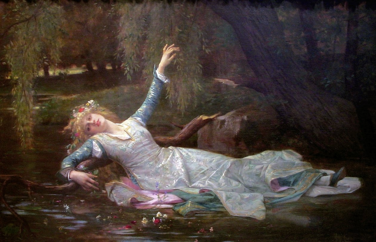 Ofelia, 1883 by Alexandre Cabanel