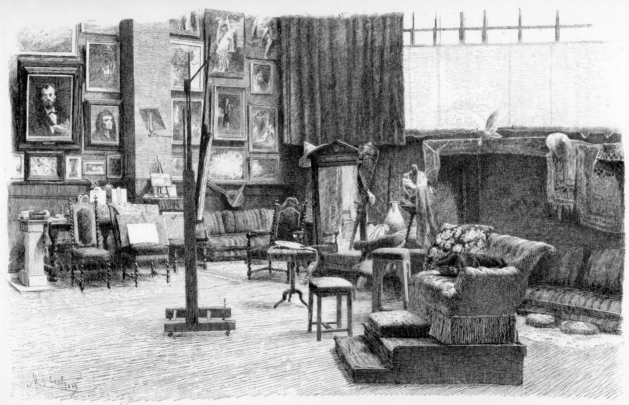 Stüdyo, c1880-1882. by Alexandre Cabanel