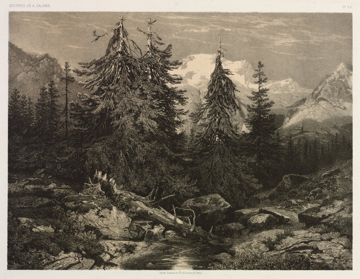 Alp Akışı by Alexandre Calame