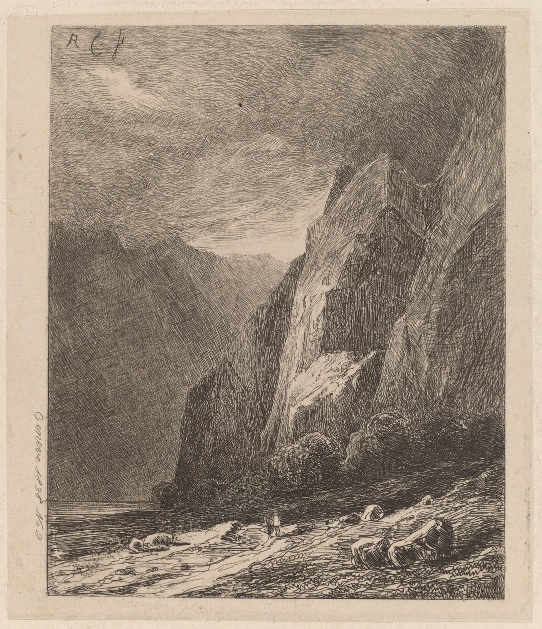 Fırtınada Uçurumlar by Alexandre Calame