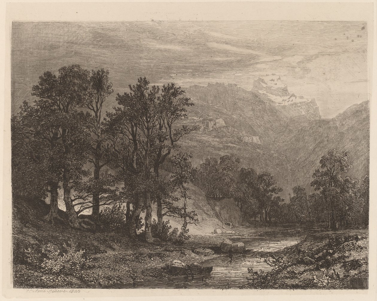 Dağ Çayı by Alexandre Calame