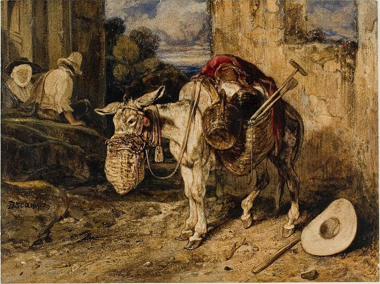 Eşek by Alexandre Gabriel Decamps