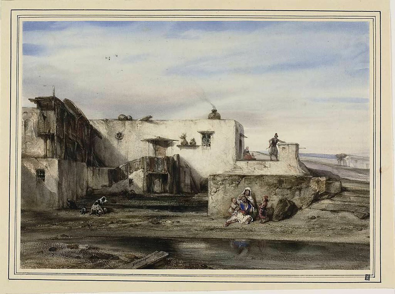 Rum Köyü by Alexandre Gabriel Decamps