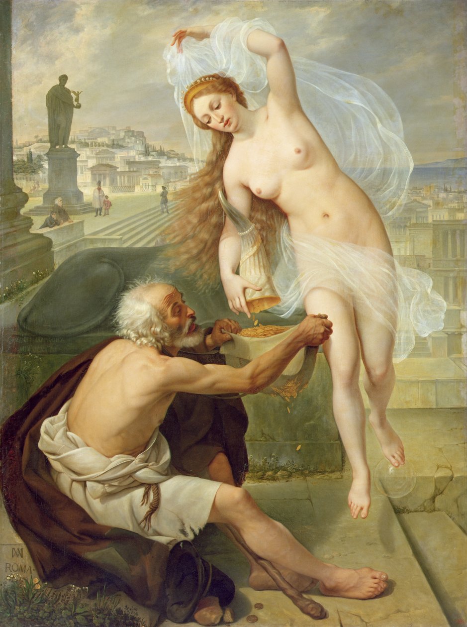 Fortuna ve Dilenci, 1836 by Alexei Tarasovich Markov