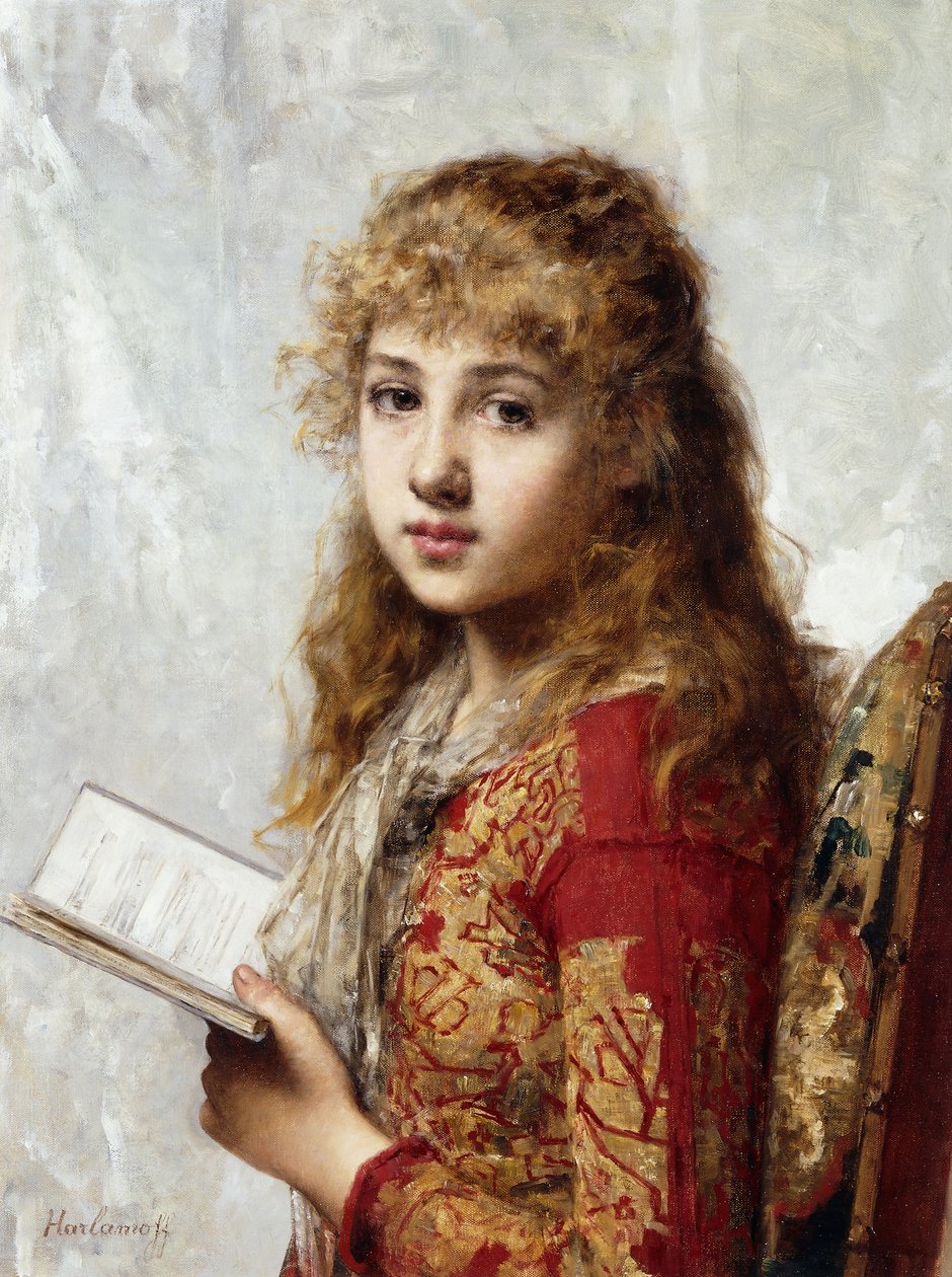 tefekkür, by Alexei Alexevich Harlamoff