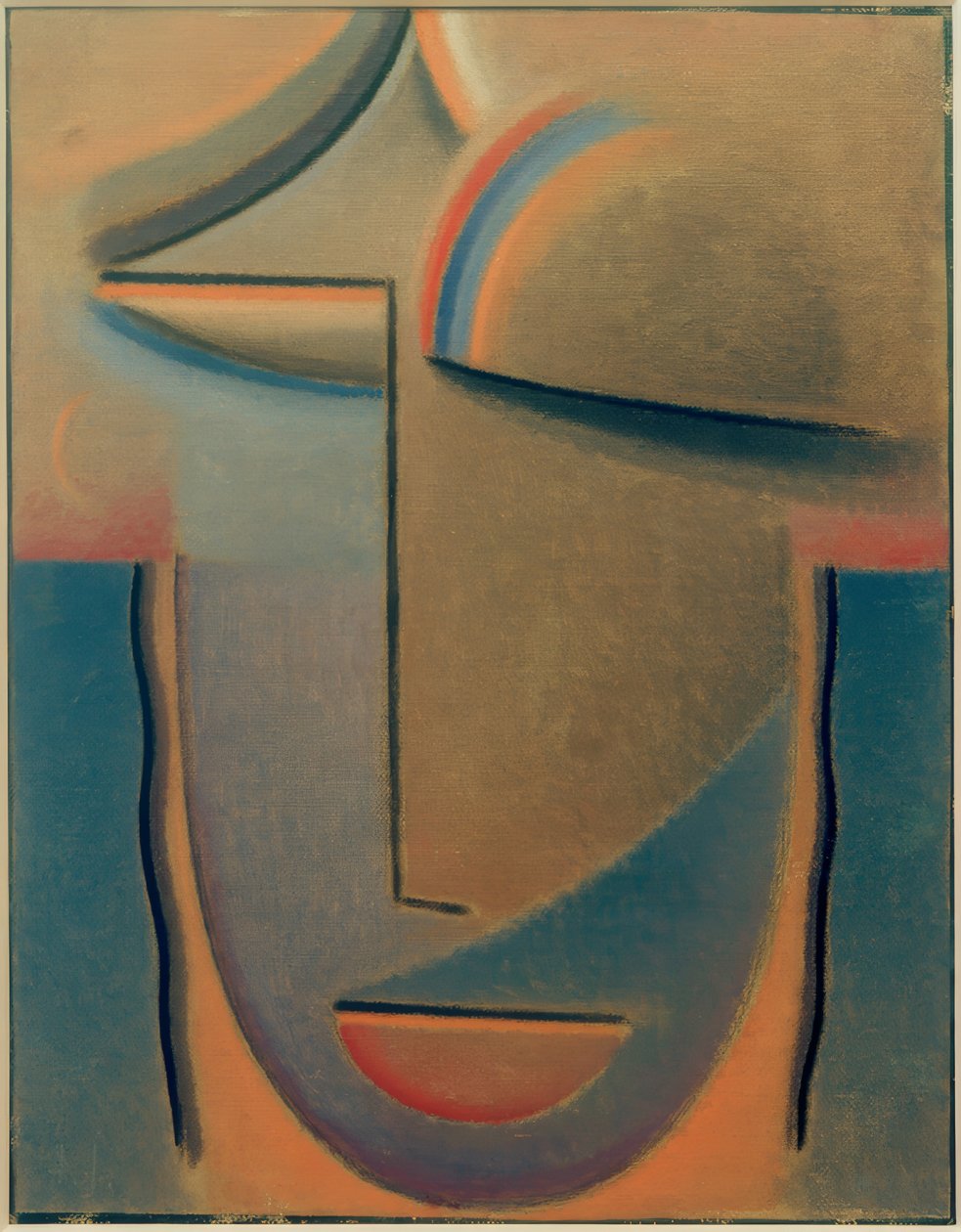 Soyut kafa: akşam by Alexej von Jawlensky