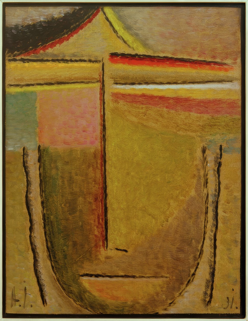 Soyut kafa: Apollo by Alexej von Jawlensky