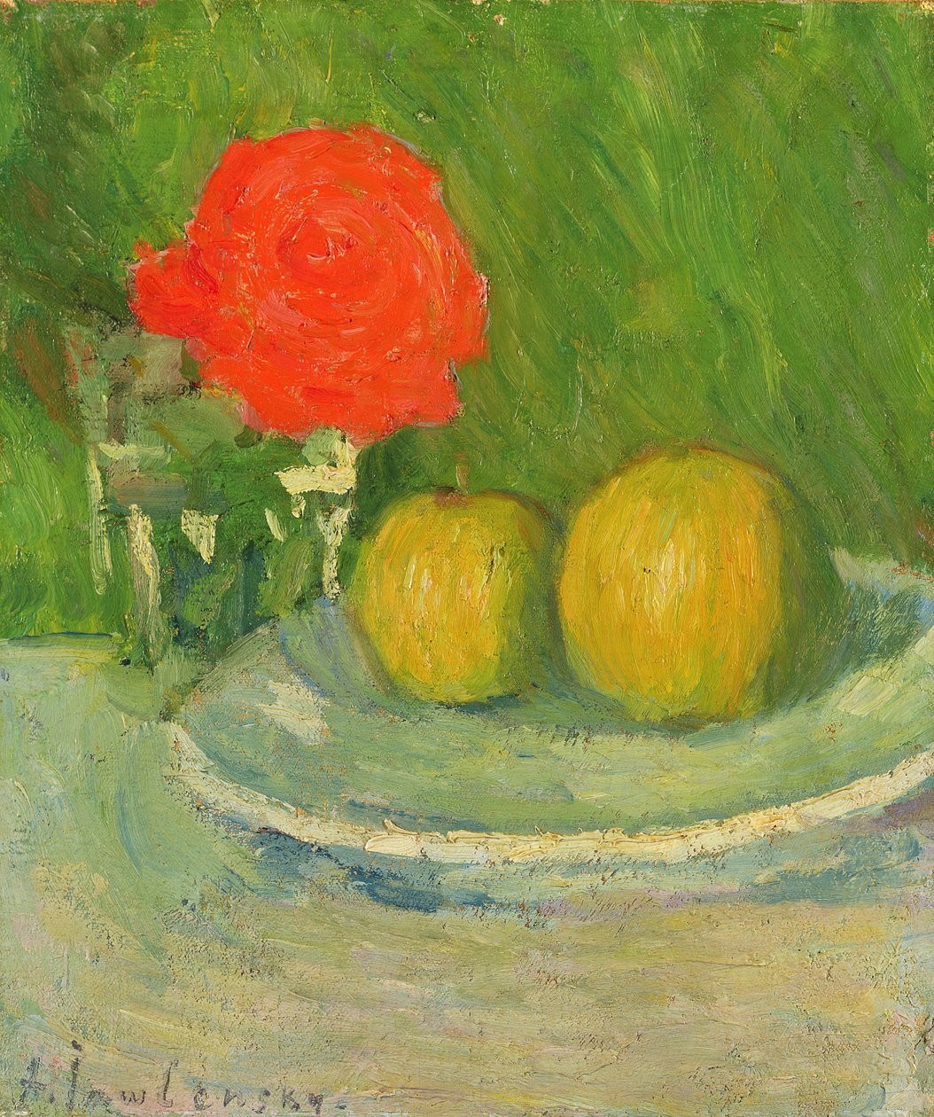 ಆಪಲ್ಸ್ ಮತ್ತು ರೋಸ್, 1905 ಟರ್ಕ್ by Alexej von Jawlensky