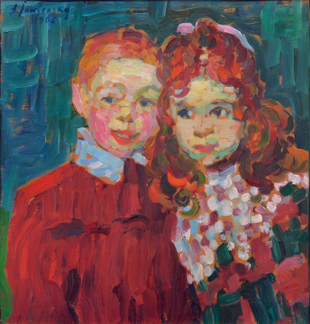 Andre ve Katja by Alexej von Jawlensky