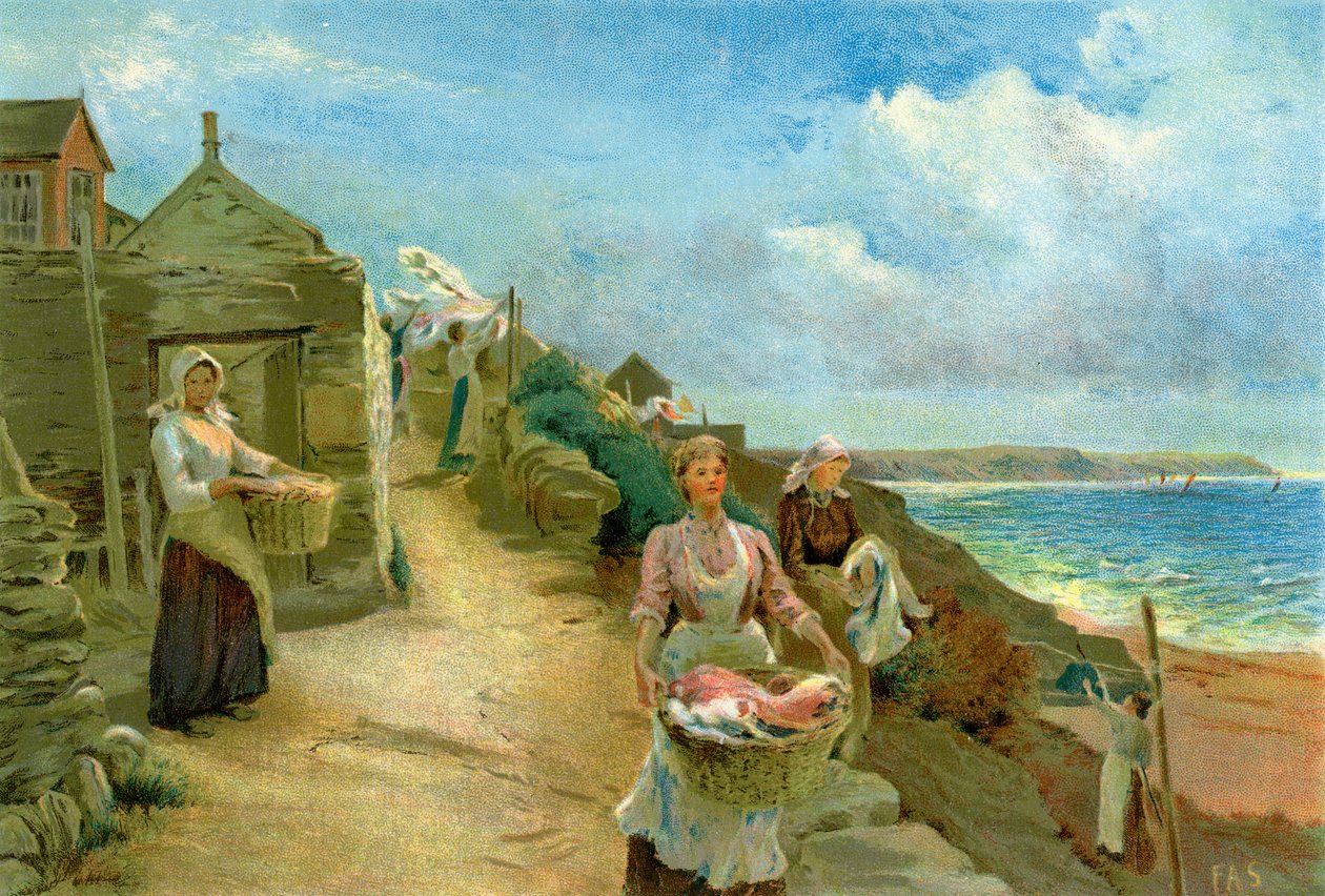 "Yıkama Günü", 1905. by Alf Cooke