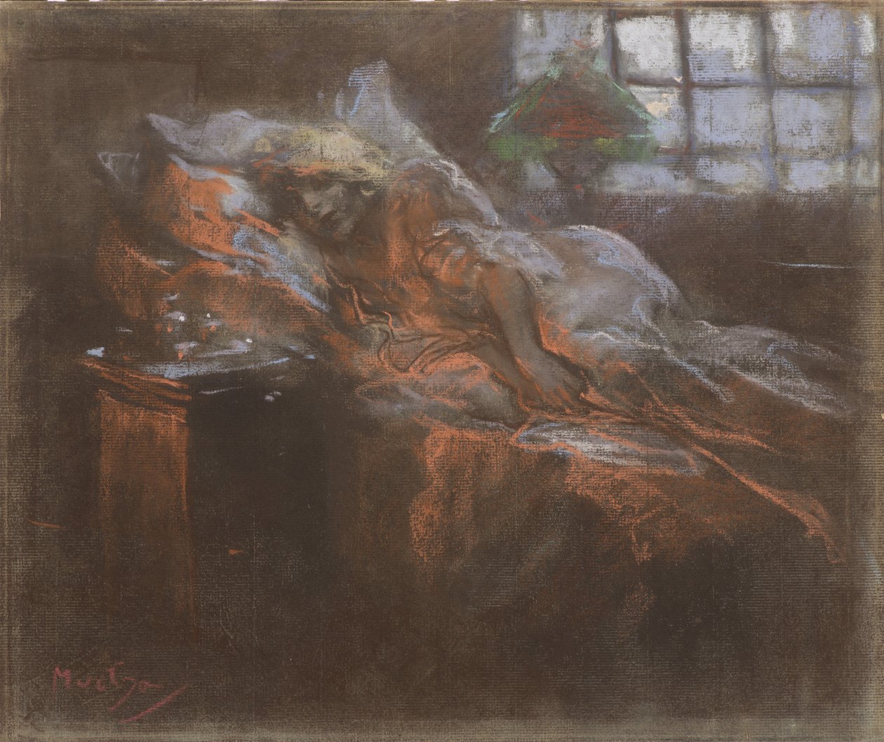 Rüya görmek. by Alfons Marie Mucha