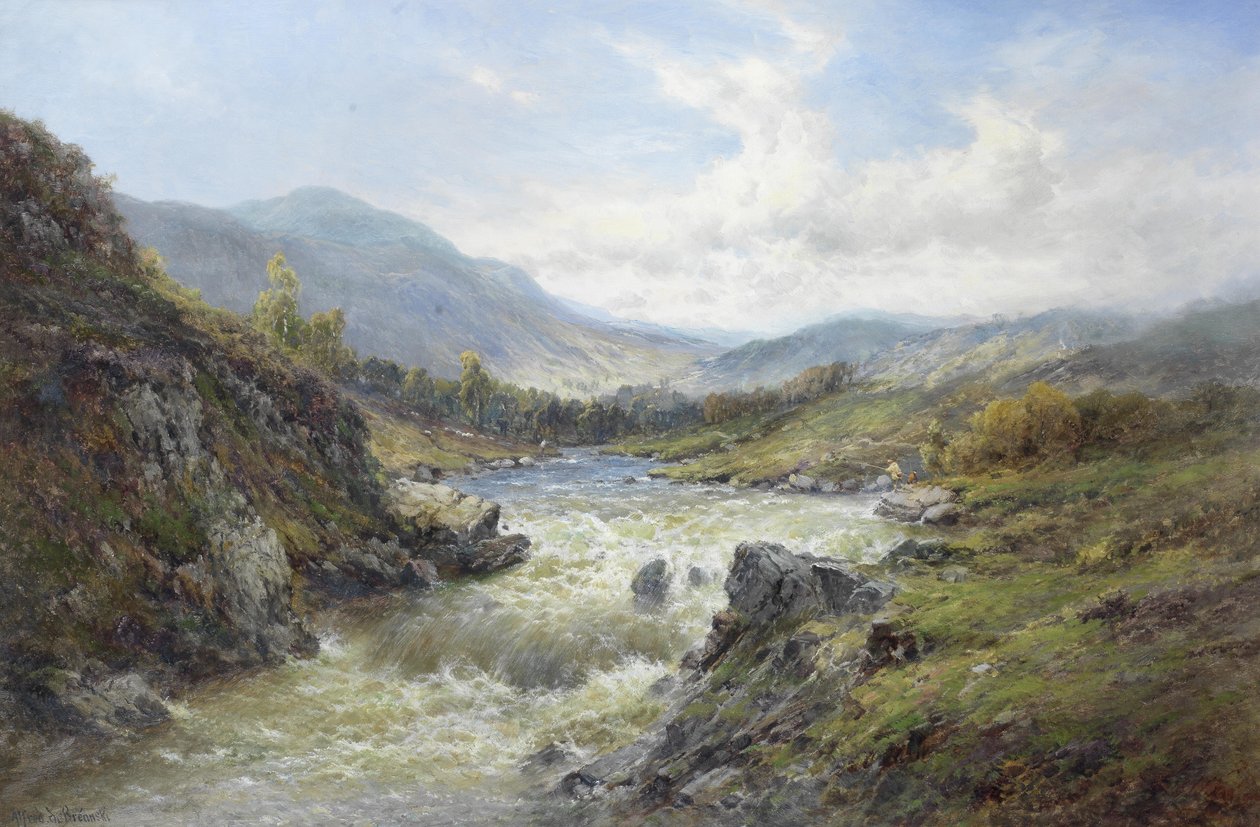 Tay Şelaleleri by Alfred de Breanski
