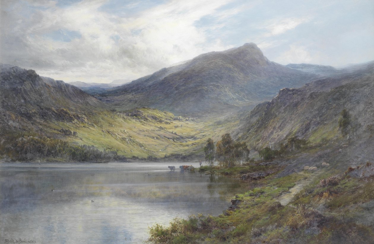 Göl Ness by Alfred de Breanski