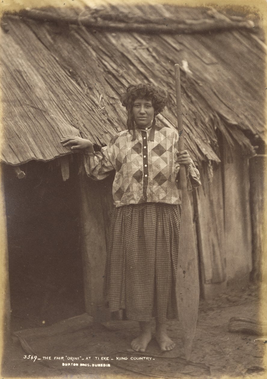 The Fair 'Orini' - At Ti Eke - King Country (albüm baskısı) by Alfred Burton