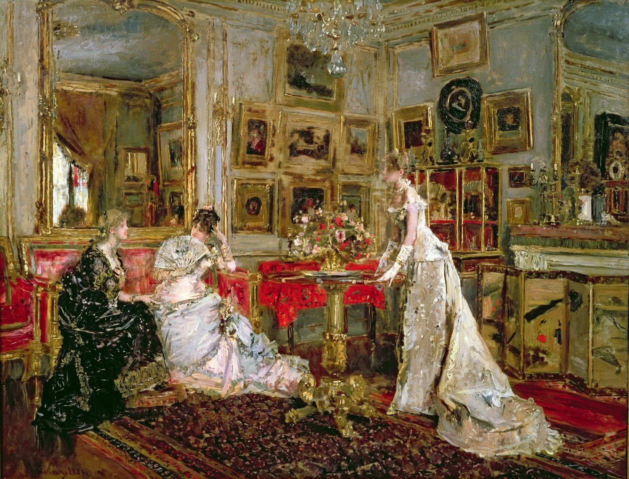 Ziyaret by Alfred Emile Stevens