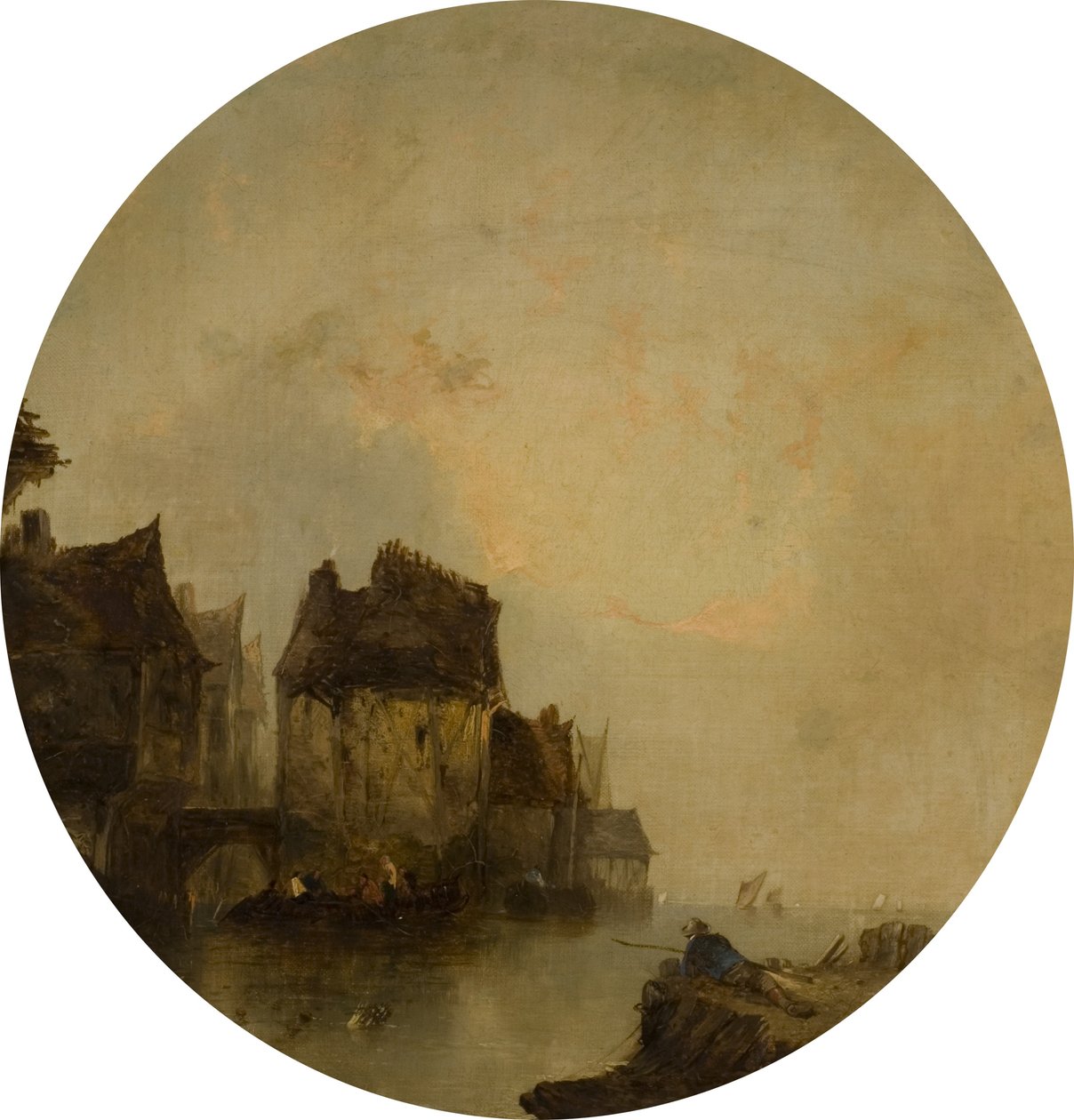 nehir sahnesi by Alfred Montague