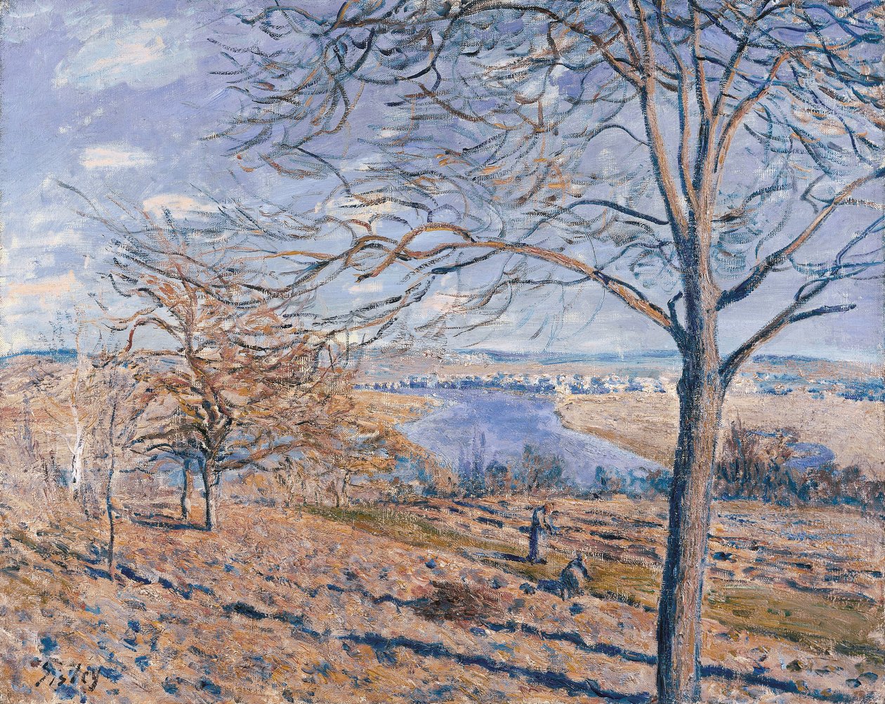 Loing Bankaları by Alfred Sisley