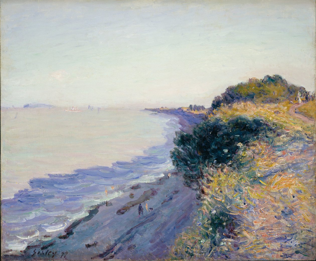 ಬ್ರಿಸ್ಟಲ್ ಚಾನೆಲ್, ಸಂಜೆ, 1897 ಟರ್ಕ್ by Alfred Sisley