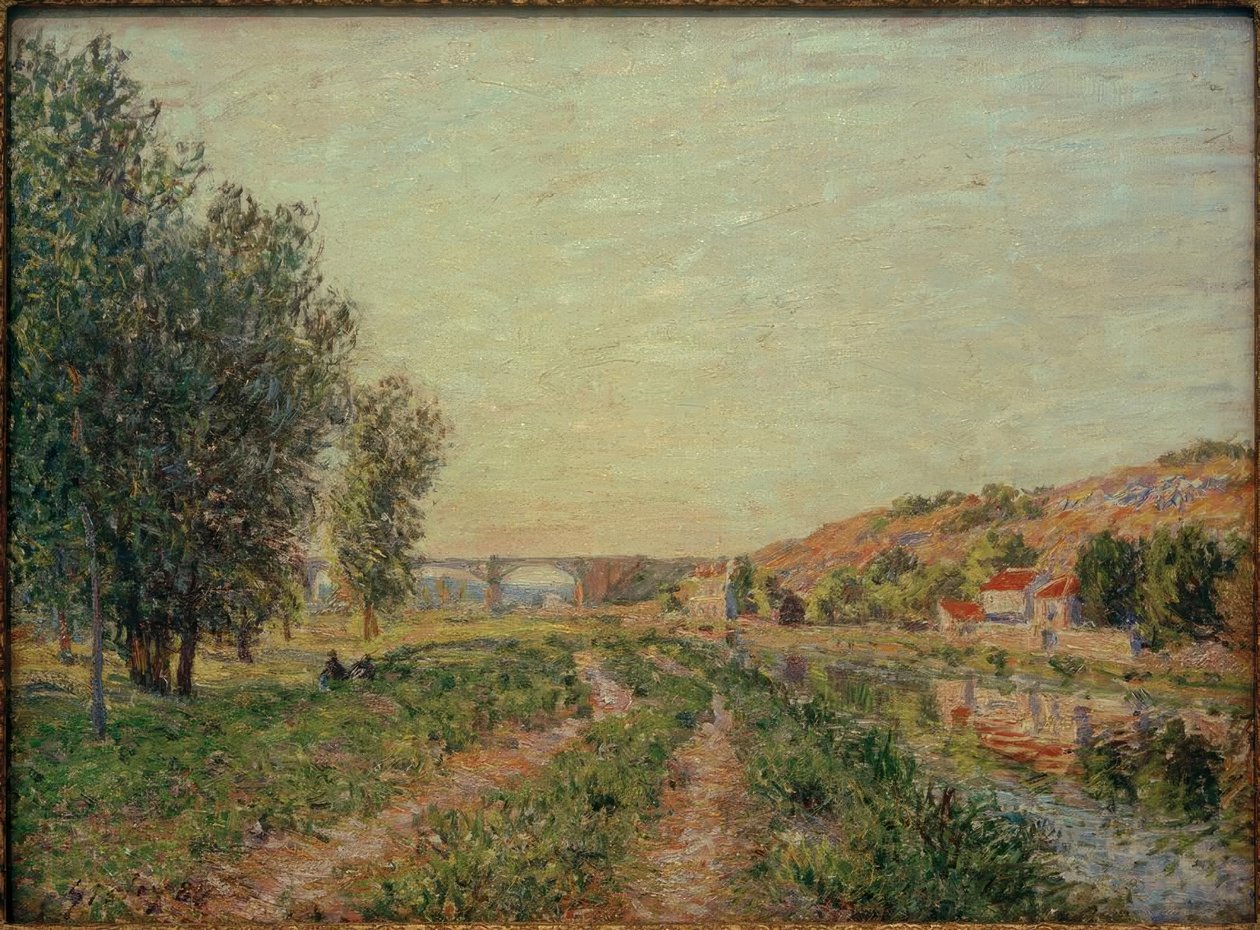Moret yakınlarındaki manzara by Alfred Sisley
