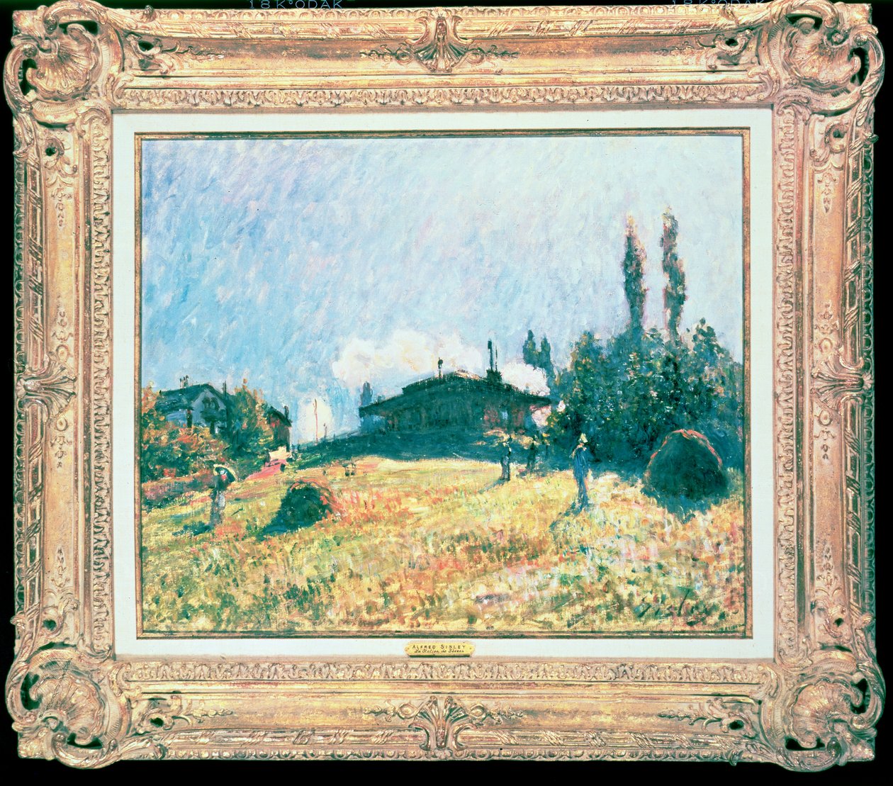 Sevr'deki İstasyon by Alfred Sisley
