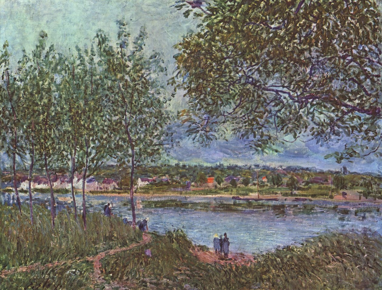 Eski feribot yolu by Alfred Sisley