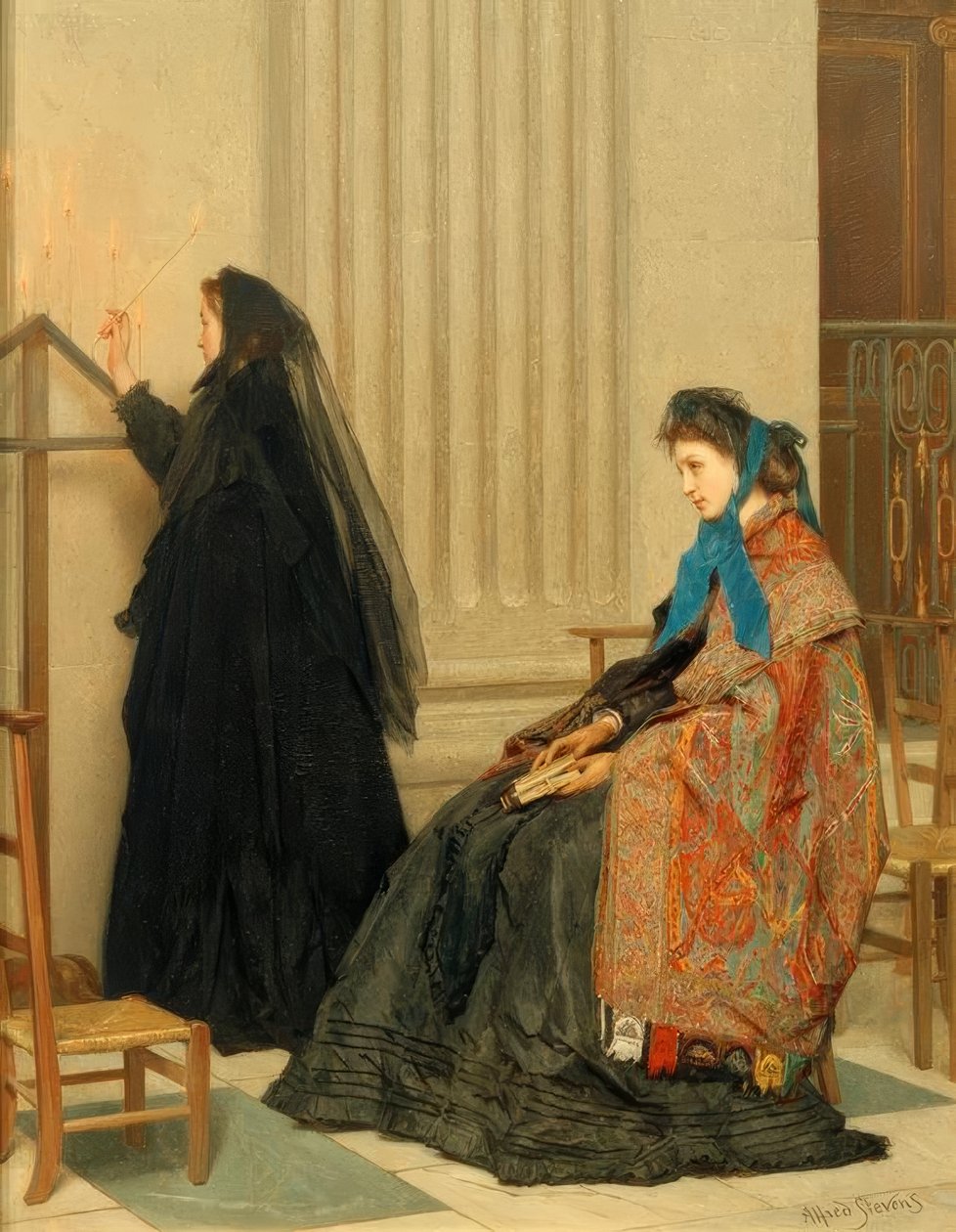 A.Stevens, Anısına by Alfred Emile Stevens