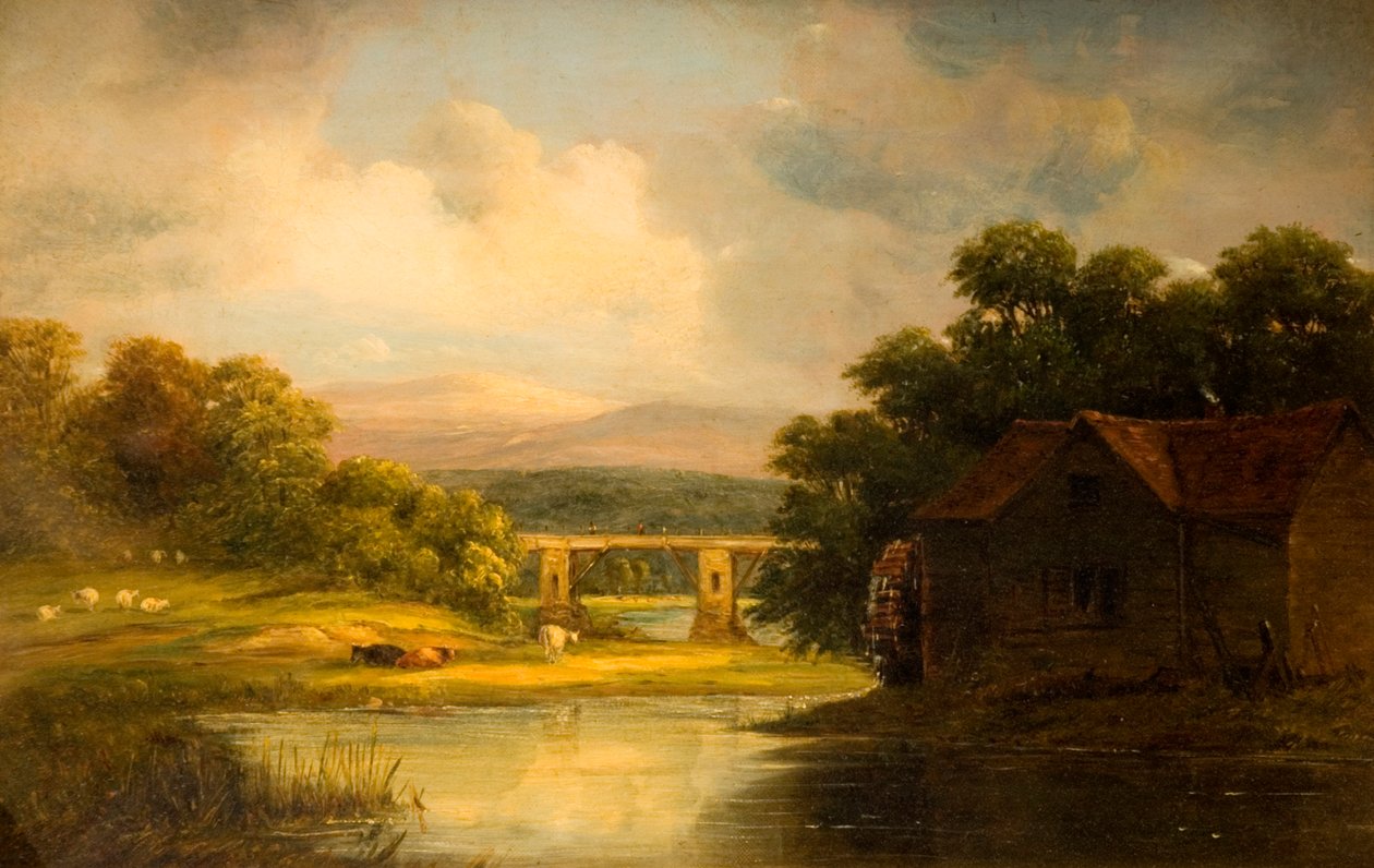 ಓಲ್ಡ್ ಮಿಲ್, ಬಾತ್, ಟರ್ಕ್ by Alfred Gomersal Vickers