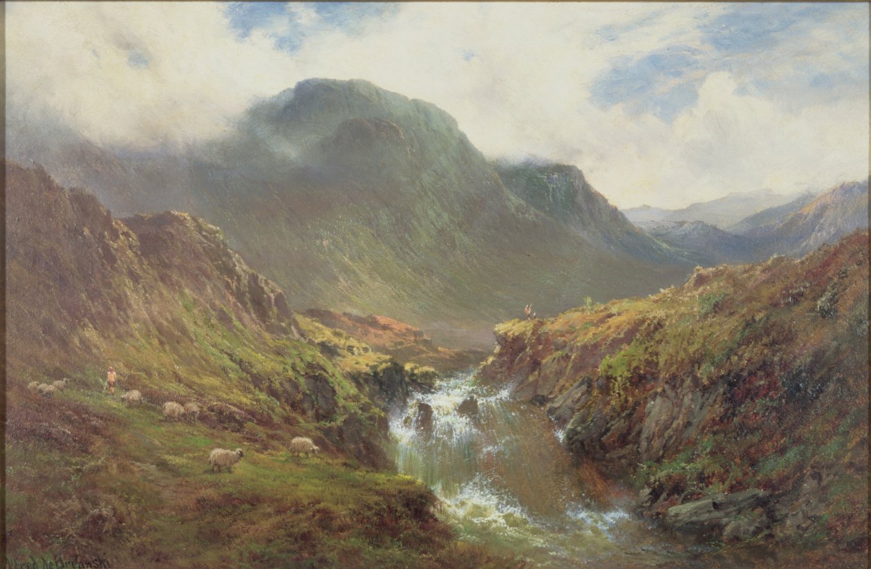 Fuaye Şelaleleri by Alfred de Breanski