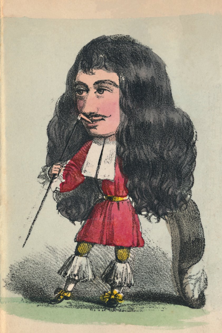 II. Charles, 1856 by Alfred Crowquill