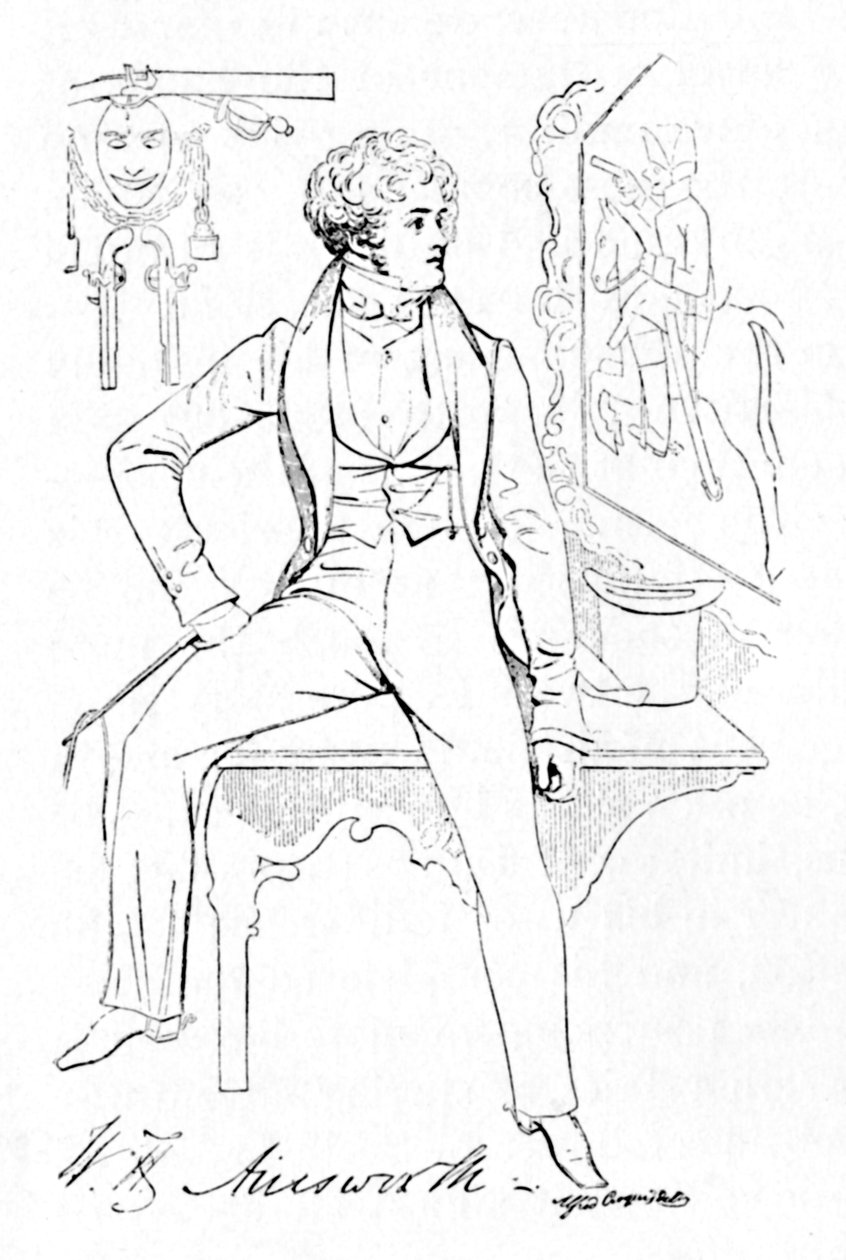 William Harrison Ainsworth, c1835, 1904 by Alfred Crowquill