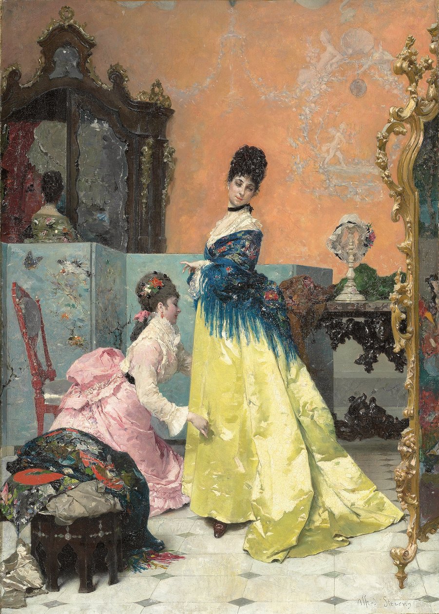 Bağlantı parçası, by Alfred Emile Stevens