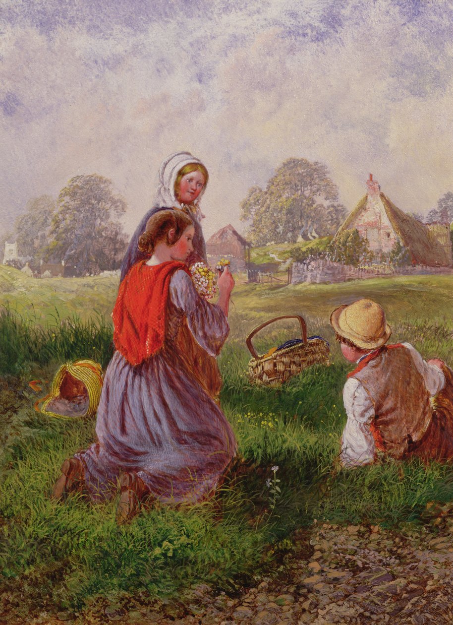 Çiçek toplamak by Alfred H. Green