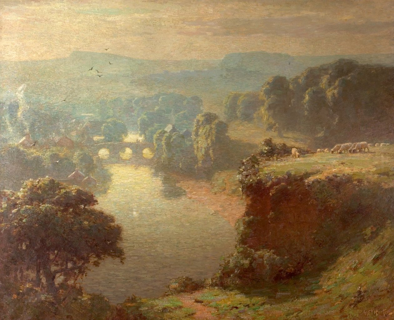 Sabah, Teme Dale, 1908 by Alfred Hartley