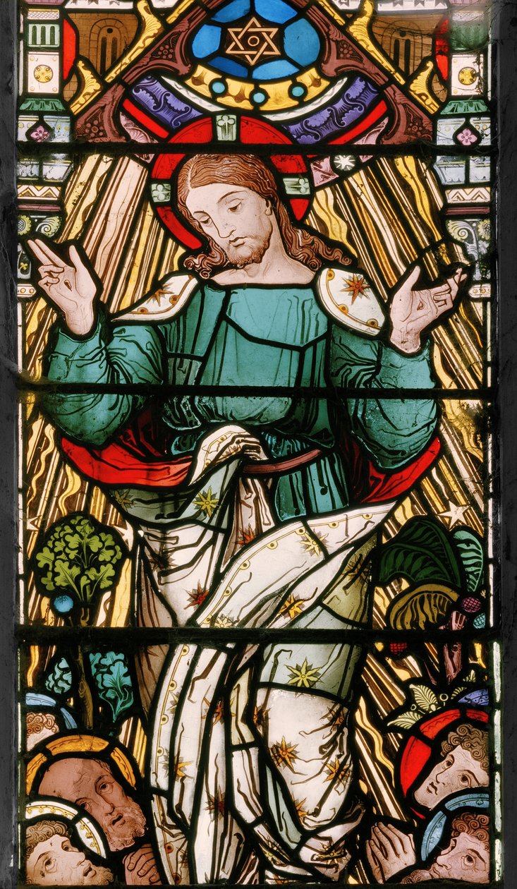 Christ In Majesty, 1867 dolayları (vitray) by Alfred Hassam