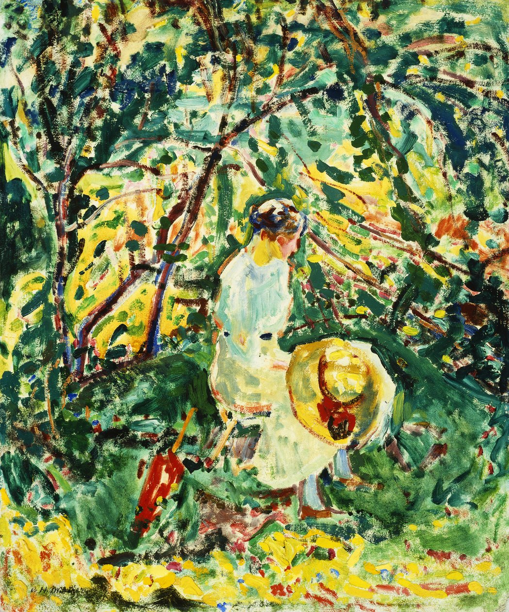 Bahçedeki Kadın, 1907 dolayları by Alfred Henry Maurer