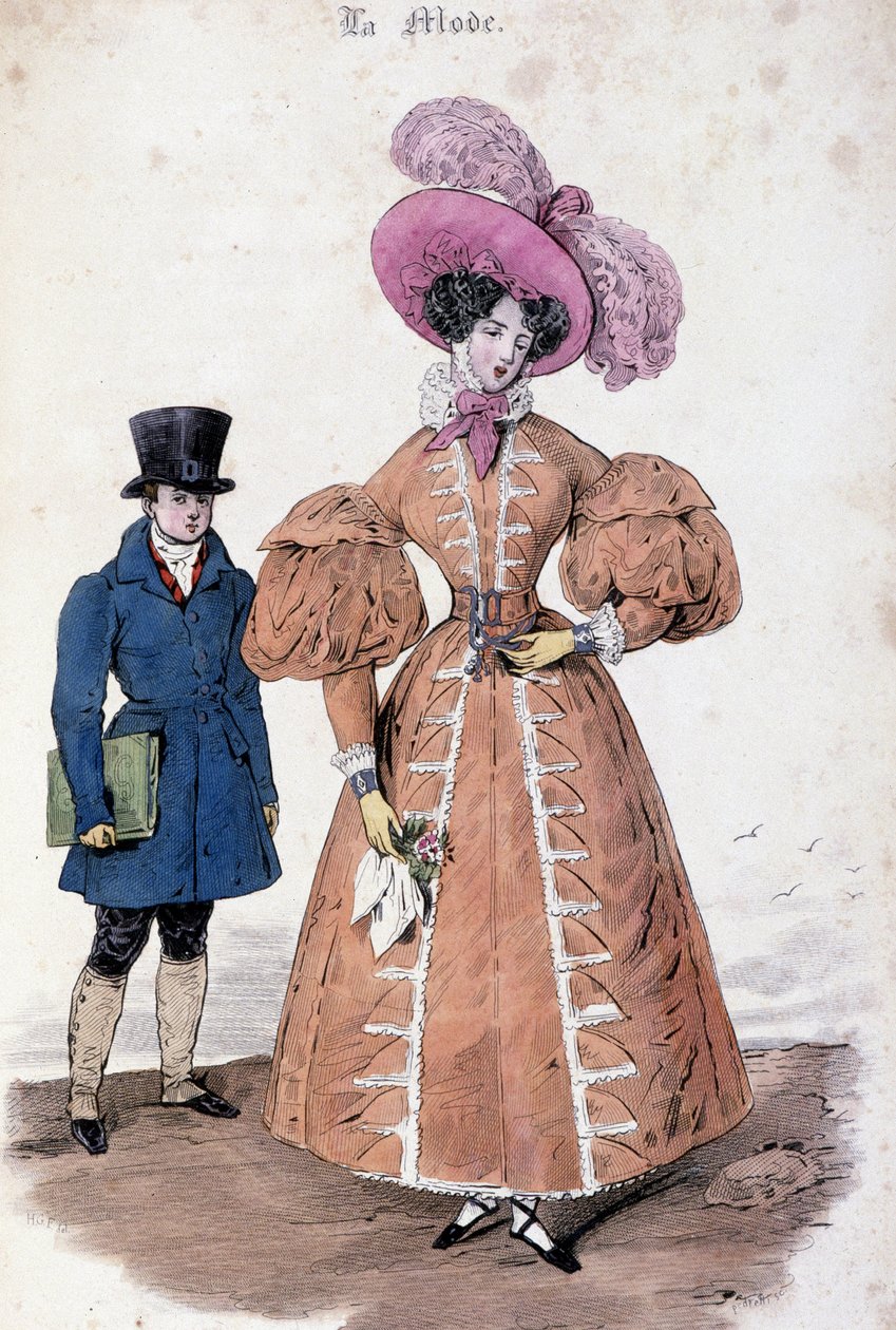 Erkek ve kadınsı moda by Alfred Leon Lemercier