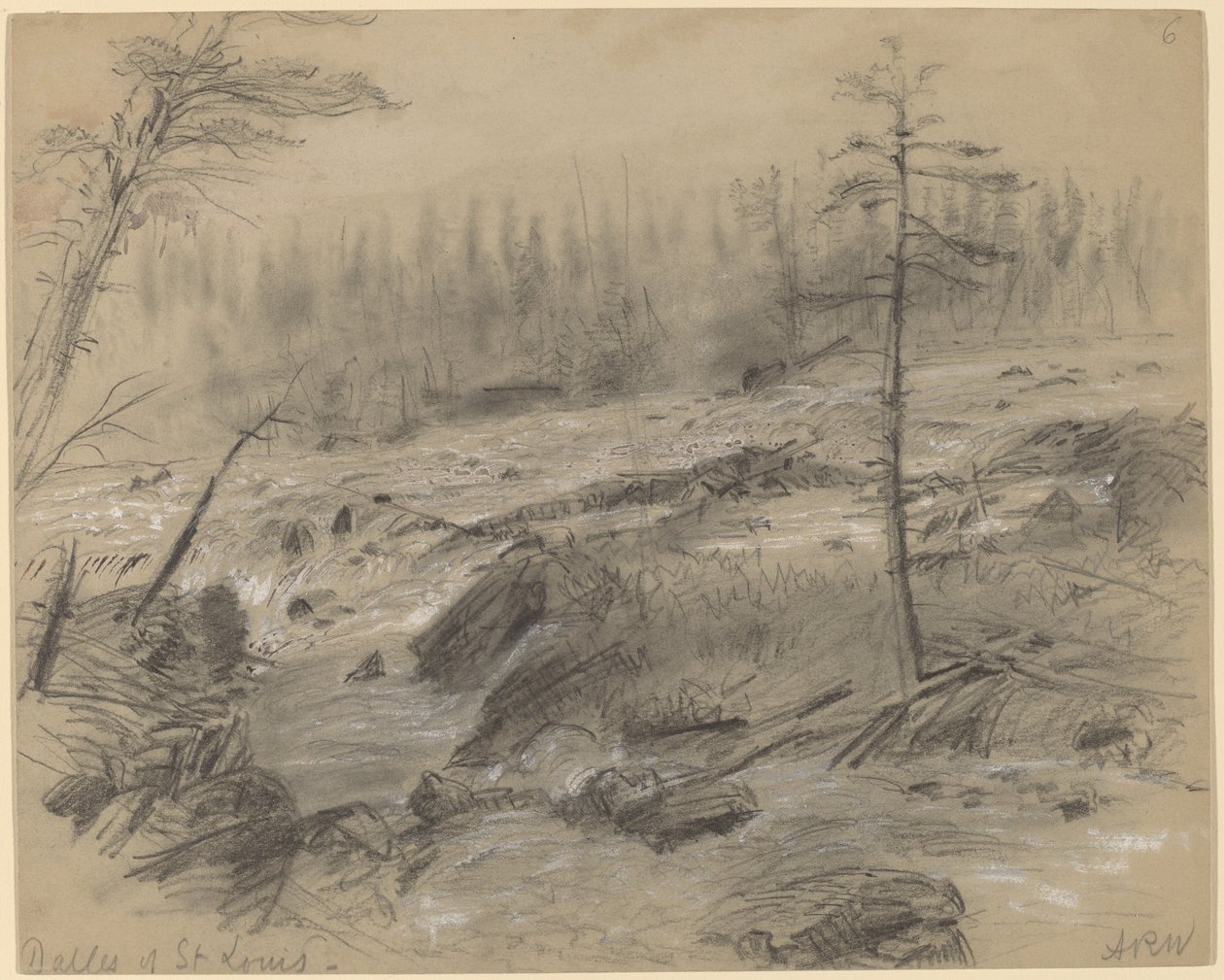 Louis Dalles by Alfred R. Waud