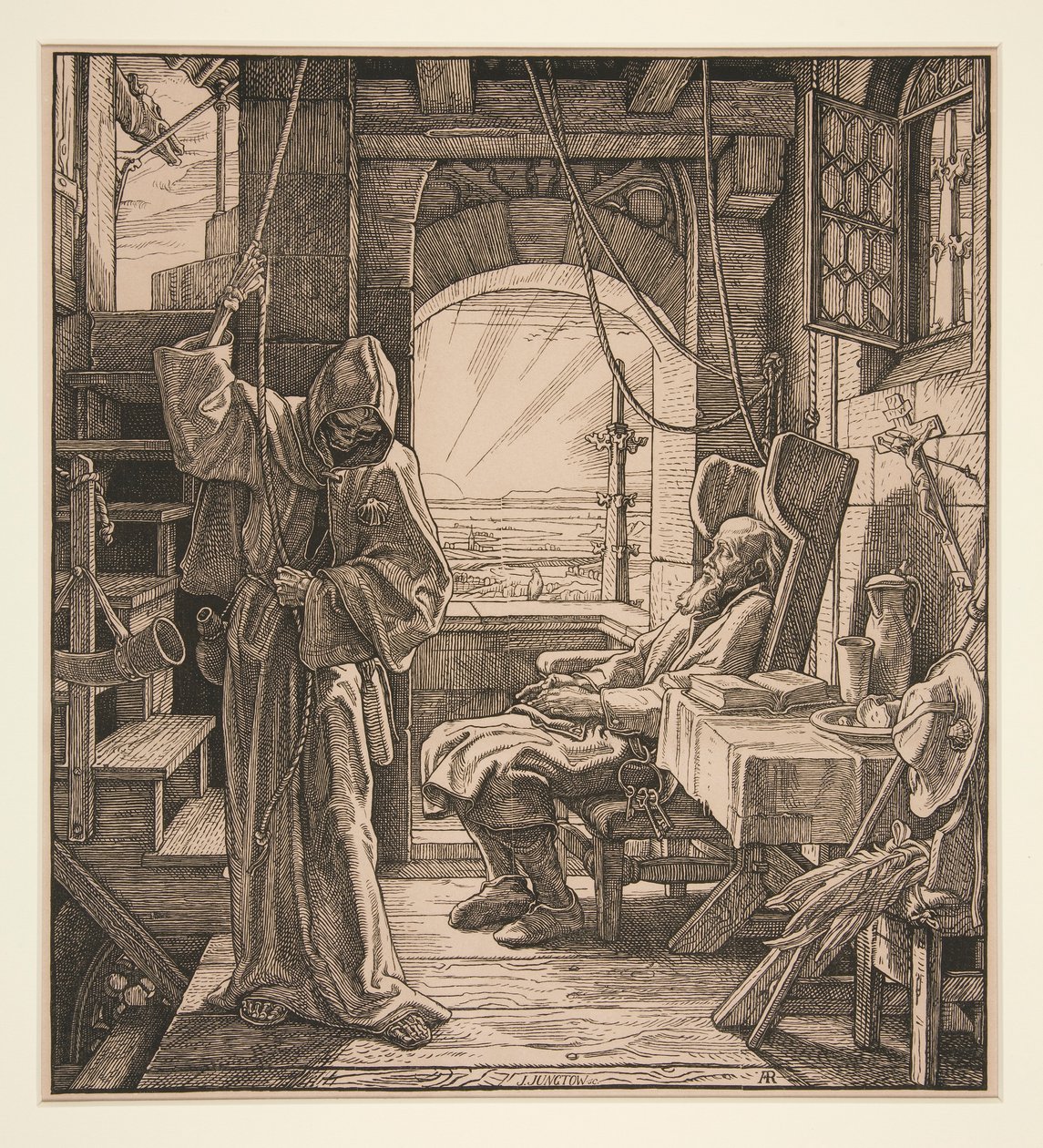 arkadaş olarak ölüm by Alfred Rethel