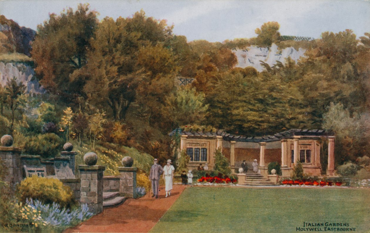 İtalyan Bahçeleri, Holywell, Eastbourne by Alfred Robert Quinton