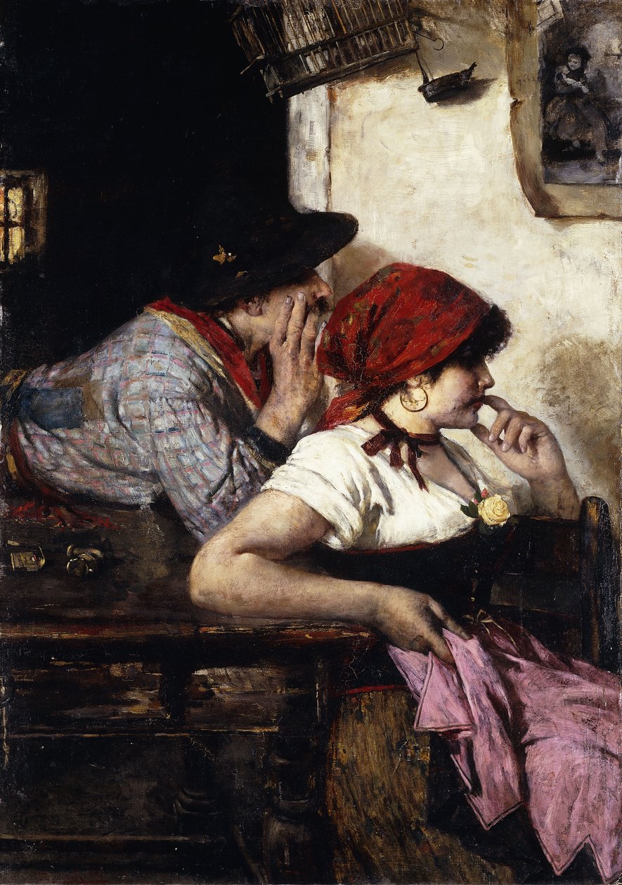 Çingene Çift, 1887 by Alfred Roll
