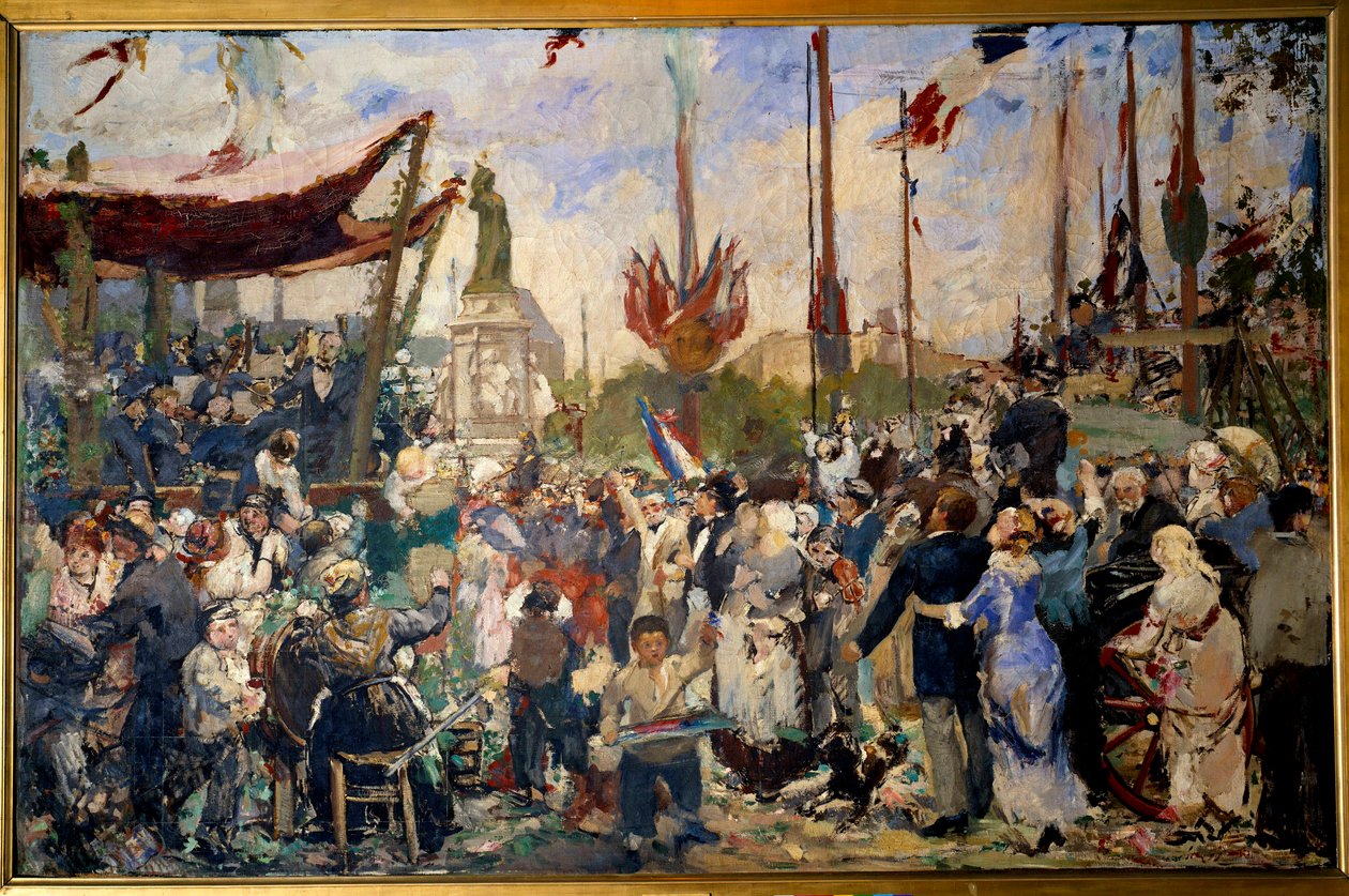 Üçüncü Cumhuriyet: ” 14 Temmuz by Alfred Roll