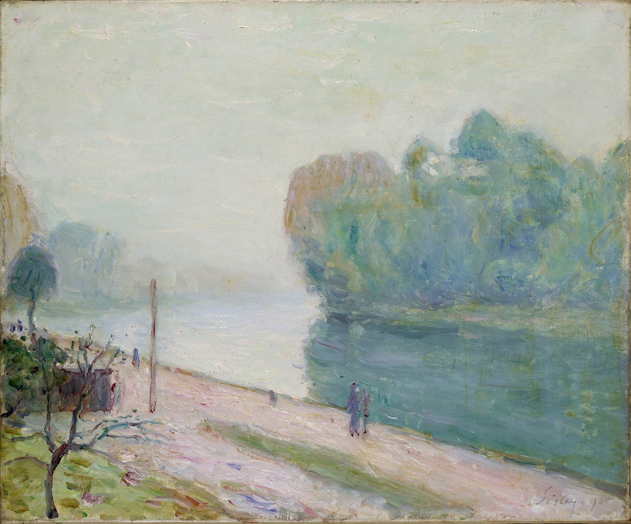 Loing Nehrinde Bir Bend, 1896 by Alfred Sisley