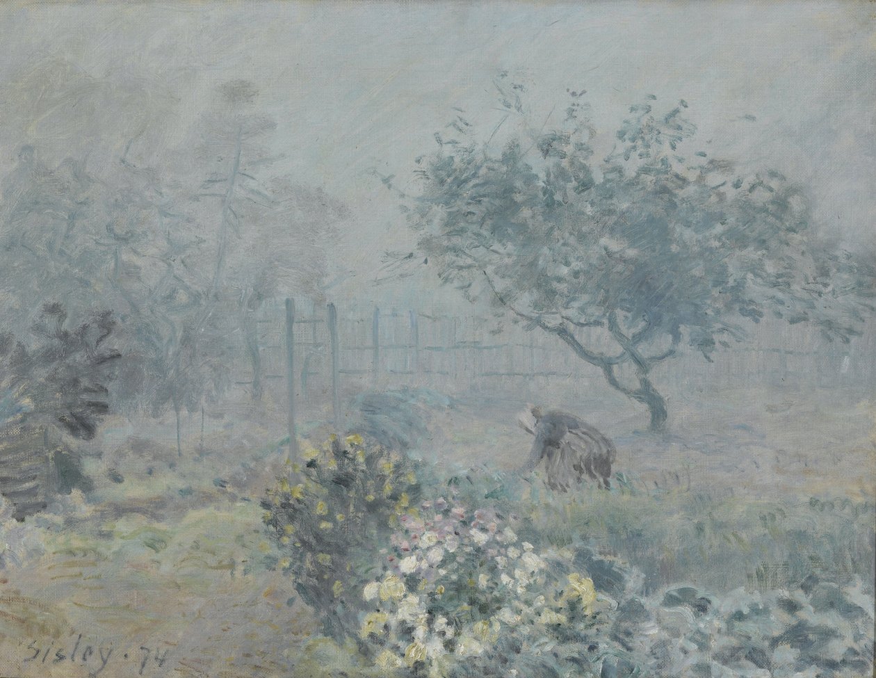 Sis, Komşular, 1874 by Alfred Sisley